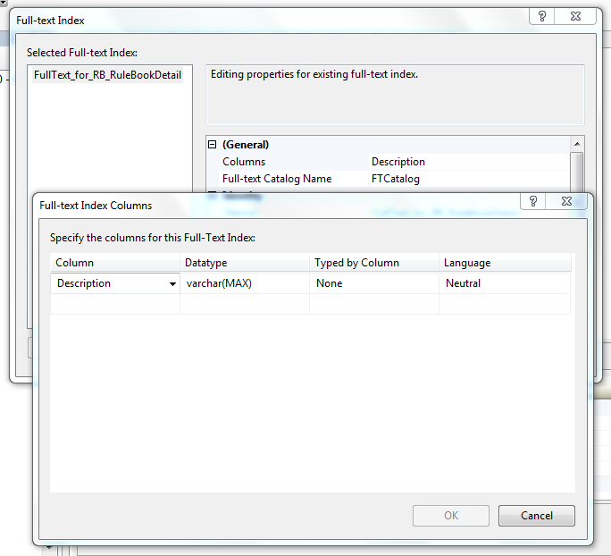 apply Full-Text Index
