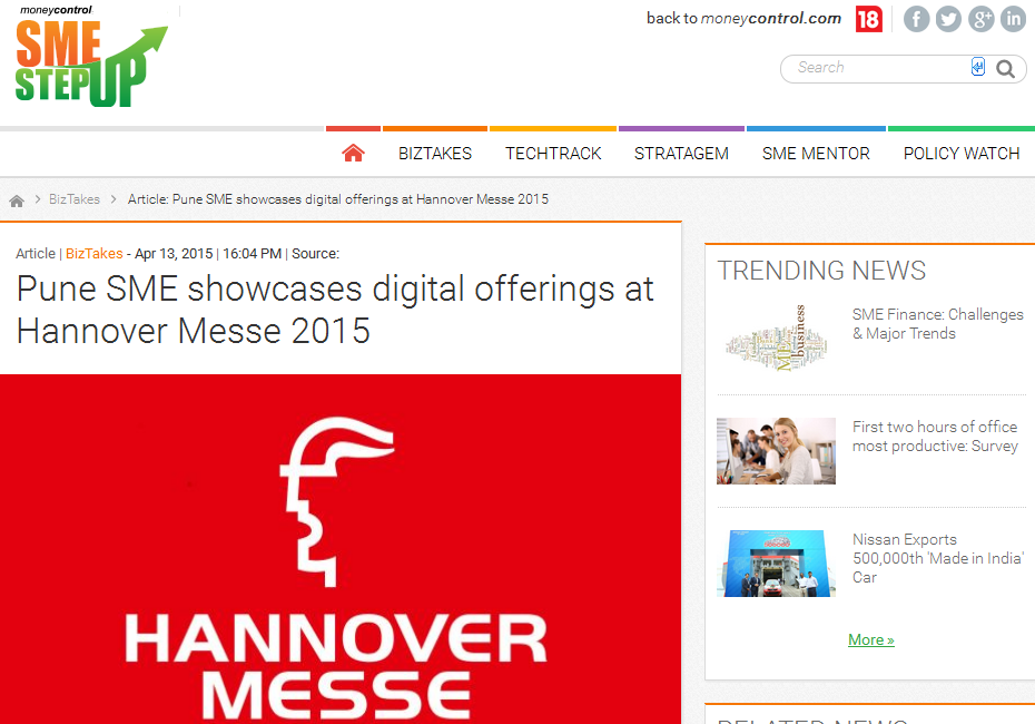 e-Zest on Moneycontrol