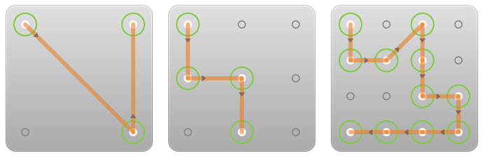 control consists of dots rendered in a matrix pattern