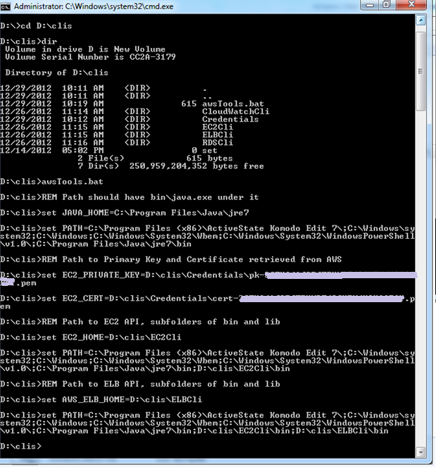 Amazon  Service Command line tool installation