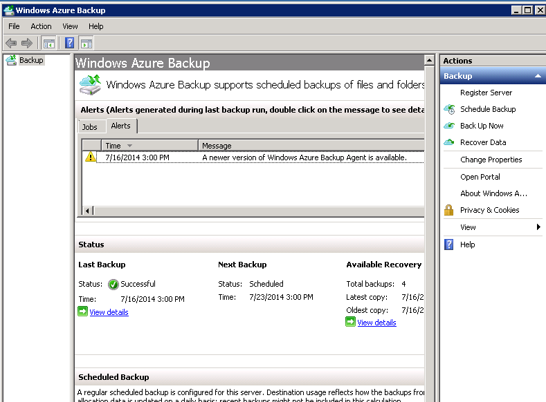 Windows azure agent