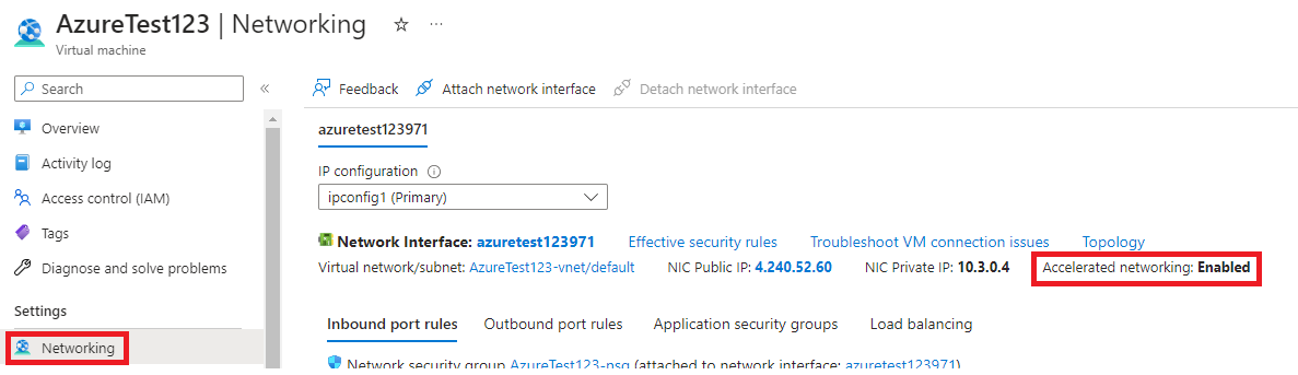 How to Enable Accelerated Networking on NICs – Azure Virtual Machine ...