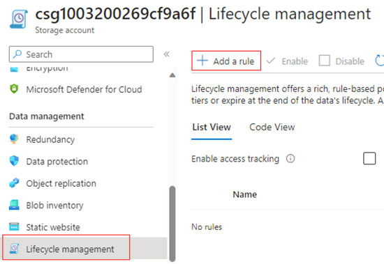 Step 2 Navigate to Lifecycle Management