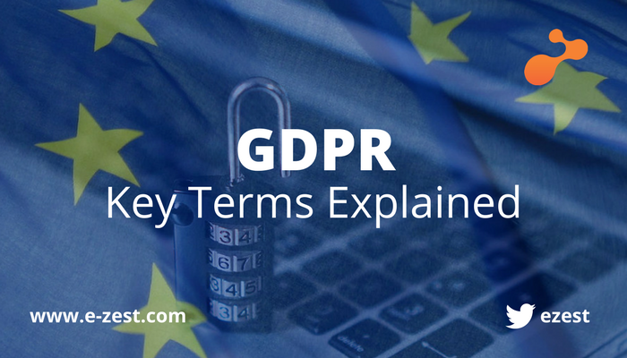 GDPR - Key Terms Explained e-Zest GDPR - Key Terms Explained e-Zest