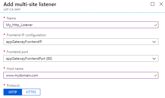 Add multi-site listener