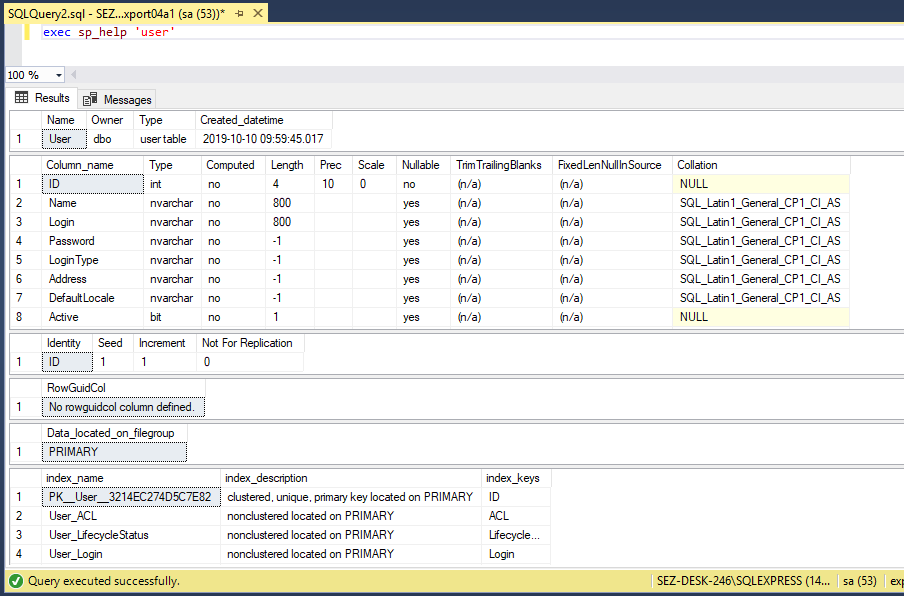 Basics of stored procedure in SQL Server Management Studio