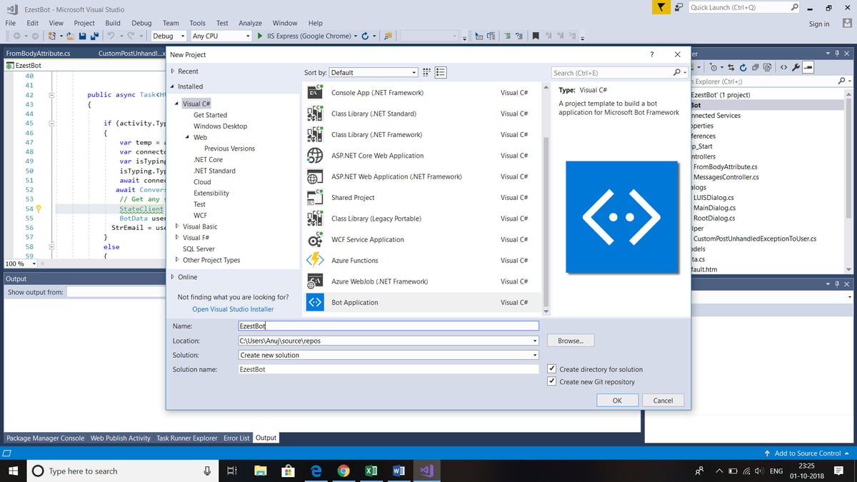 Building a Skype for Business bot with Microsoft Bot Framework and LUIS