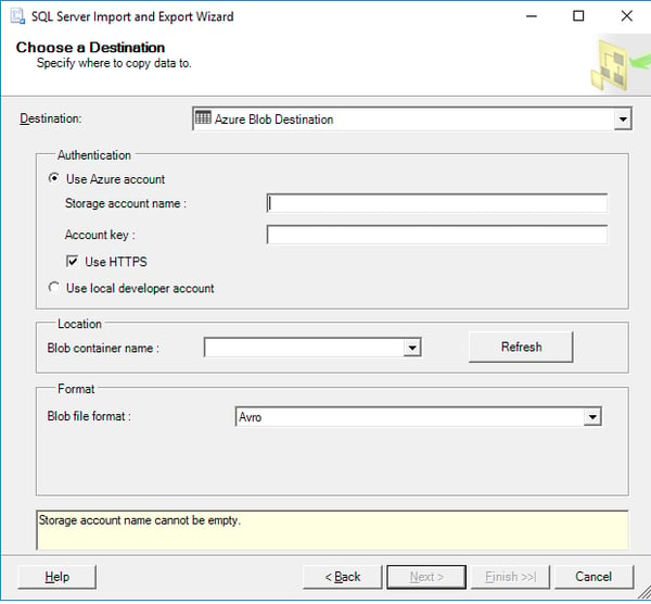sql-server-import-and-export-wizard