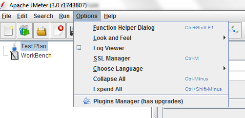 JMeter Plugins Manager