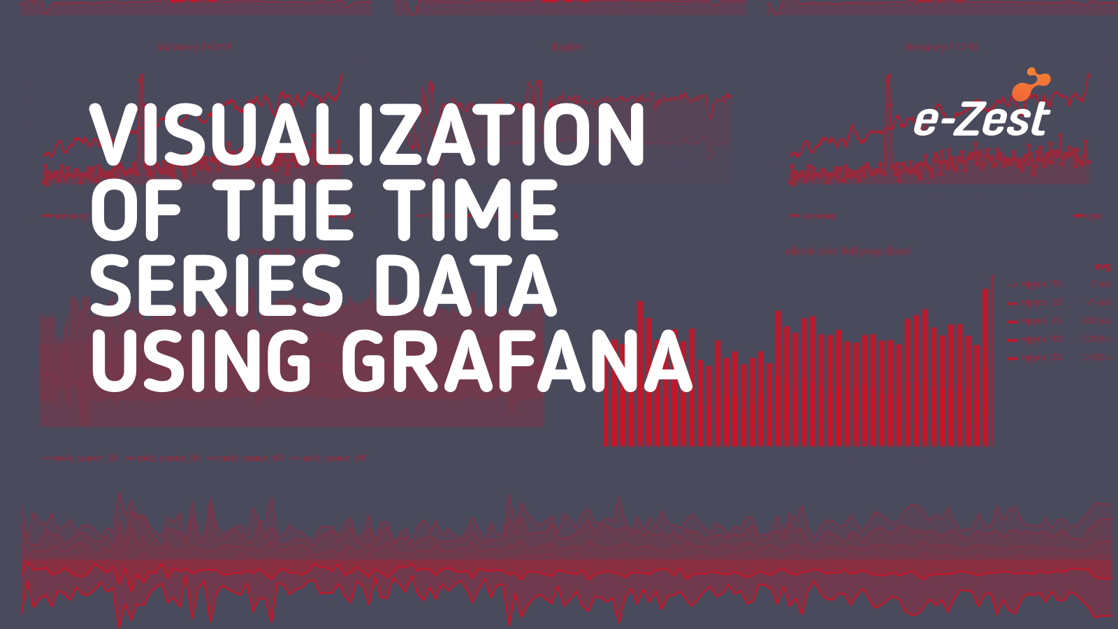 Visualization of the time series data using Grafana