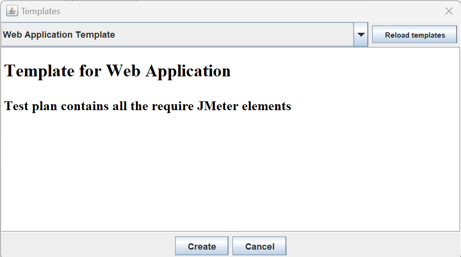 Web application template